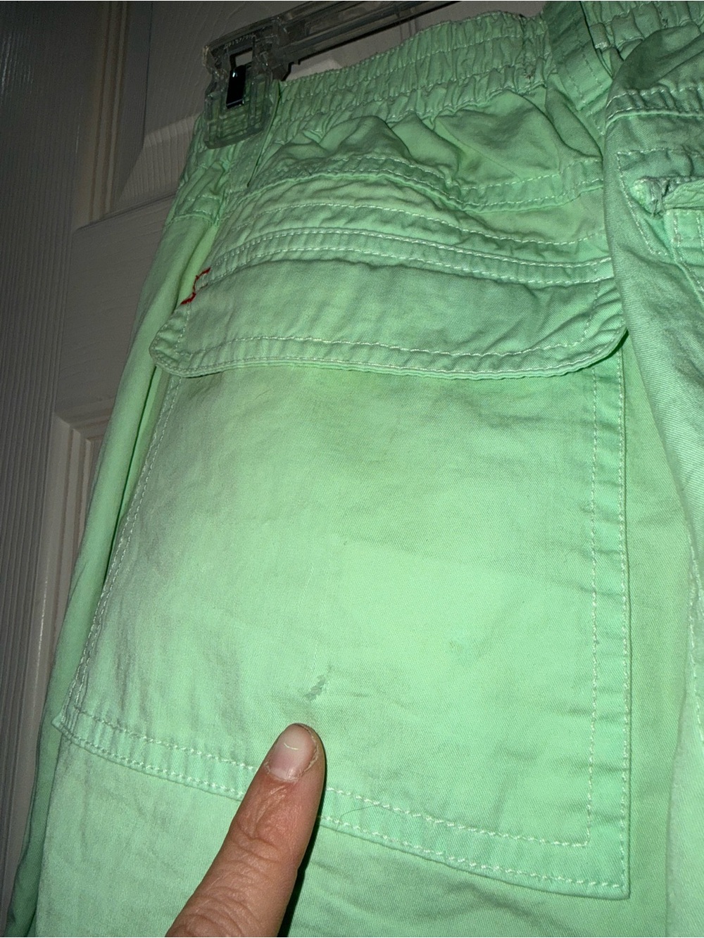 UO BDG Y2K Light Green Cargo Wide-Leg Pants - Picture 3 of 5
